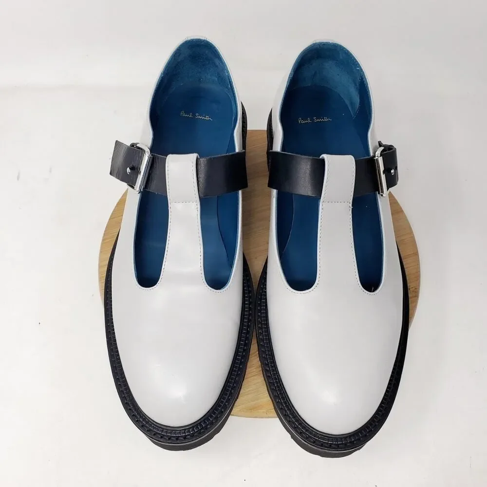Paul Smith Mary Jane Shoes‎ Womens 41 Chunky Platform Lug Academia Daisy Italy